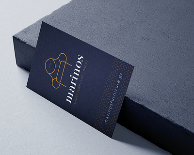 Marinos - Luxury Furniture Branding branding design logo