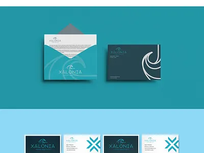 Xalonia - Seaview Luxury Appartments branding design logo
