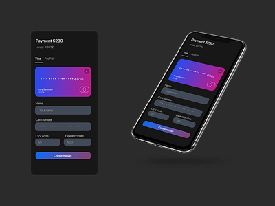 002 Design a credit card checkout form 002 dailyui