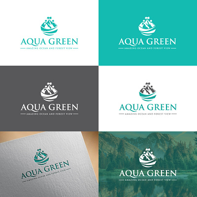 Ocean Forest logo architecturelogo branding businesslogo companylogo forest logo logo logo design logodesign management ocean logo typography