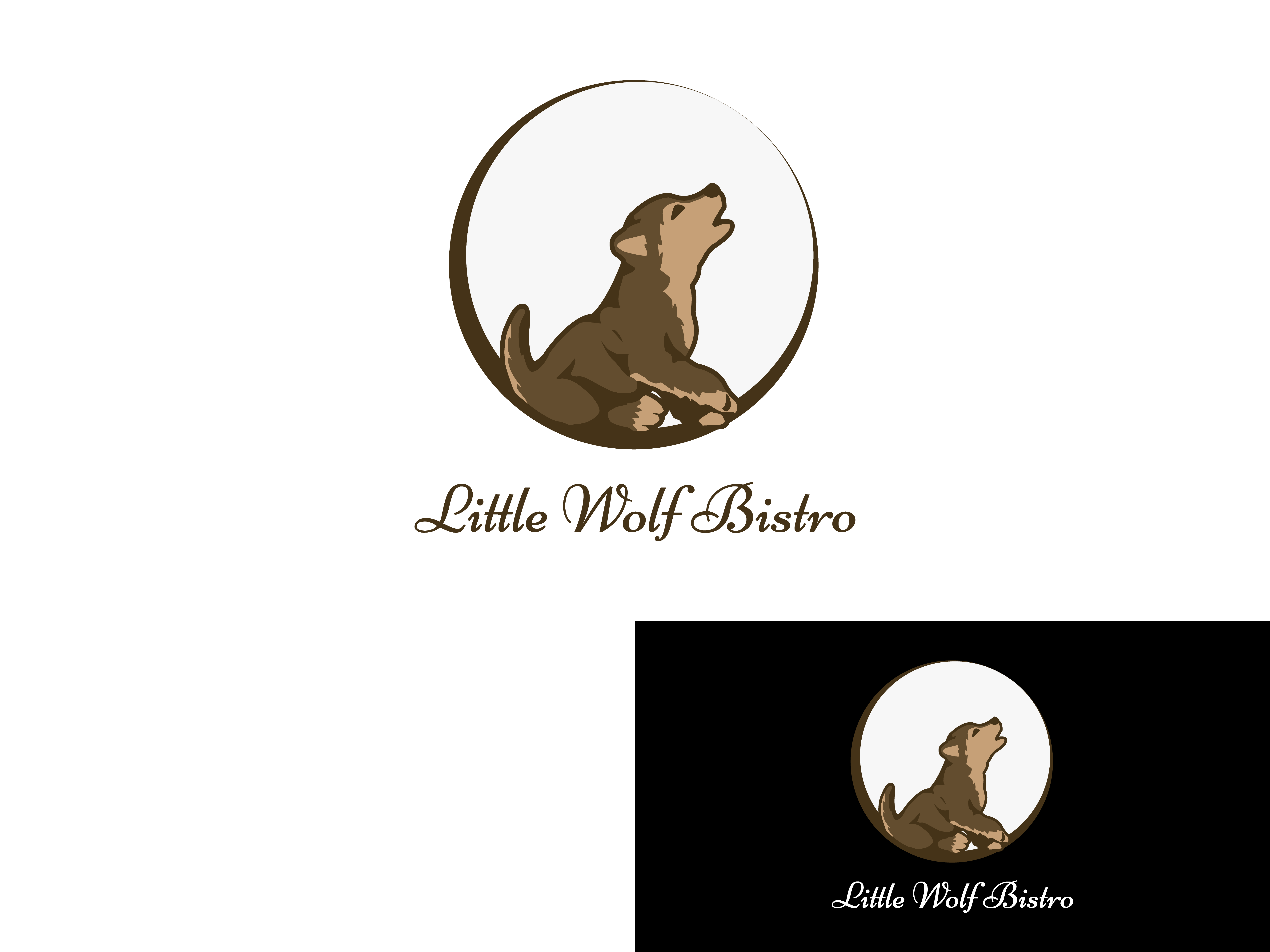 Example of Little Wolf Bistro Logo