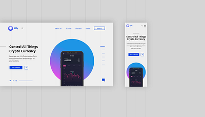 Bitfly 30daychallenge 30daysofdesign design dribbble idea illustration landing page ui web webdesign website website design
