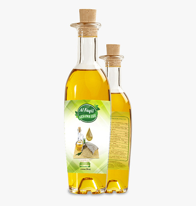 Sesame Oil Label branding design graphic art graphic design graphics illustration label labeldesign logo package design print vector