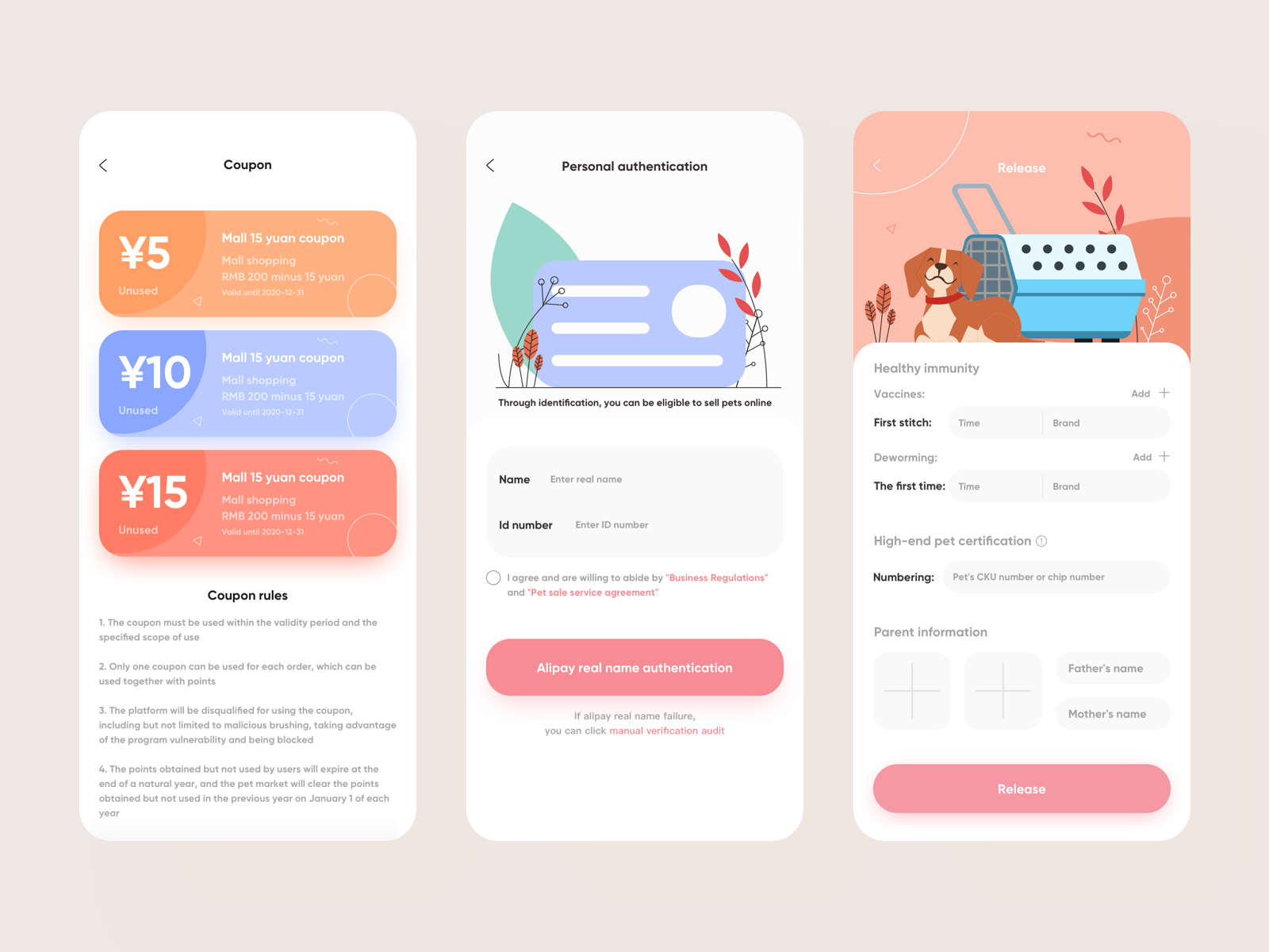 Example of Pet app 3