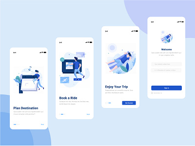 Traveling app splash screen apps boy design download flat frontend illustration onboarding splashscreen travel trip ui uidesign website