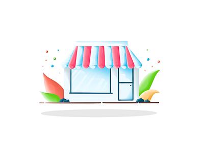 Shope art icon illustration illustration art illustrator illustrators leaves logo plants shopping shopping app store ui uiux uiuxdesign web web design