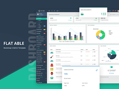 Flat Able Bootstrap 4 Admin Template admin admin dashboard admin dashboard template admin design admin panel admin template admin templates admin theme bootstrap bootstrap 4 bootstrap admin bootstrap admin template bootstrap template bootstrap4 branding ui ui design ui designs uidesign uiux