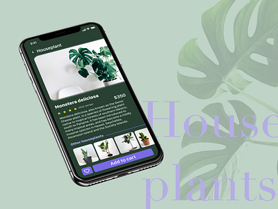 Plant shop figma figmadesign ios mobile plant shop ui uidesign