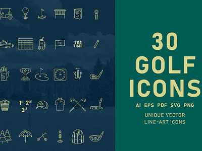 30 Golf Icons