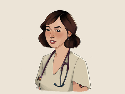 Support our Nurses! characterdesign design digital illustration healthcare illustration procreate sketch women in design