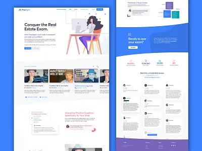 Prep Agent agent design realestate ui ux web development website design