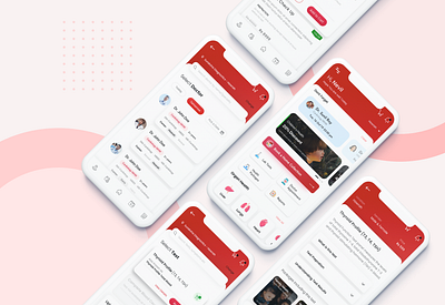 Patient App app design doctor doctor app doctor appointment health health package mobile patient app test ui ux
