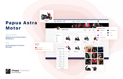 Papua Astra Motor astra design motorbike motorcycle motorsport ui ui design uidesign uiux ux