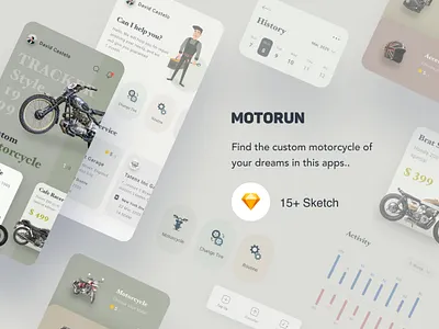 Motorun Apps app design first shot graphic illustration interaction mobile app mobile app design mobile design ui ux