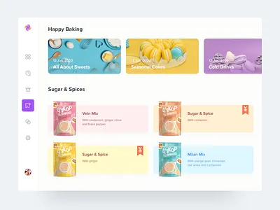Grada Culinary Platform app colorful cooking design figma food app hcd interaction recipes service design uidesign user inteface ux uxdesign uxui web website design