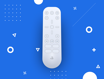 PS5 Media Remote figma figmadesign ps5 remote