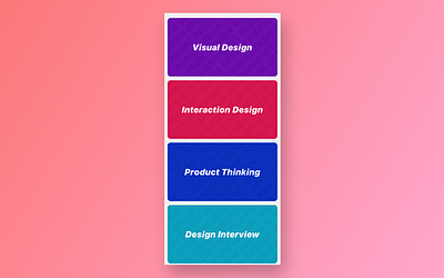 Design Critic App app framer interaction design typography ui