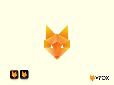 Fox Logo Design app brand identity branding company fox illustration fox logo fox logo concept gradient graphics designer illustration logo logodesign logomaker logomarca logomark logos logotype others vector yellow
