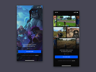 Arenum black clean design game minimal mobile mobile app onboarding platform tournament typography ui ux ux design