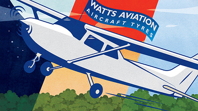 Watts Aviation | Illustration design digital digital art illustration