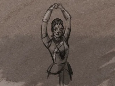 bharatanatyam quick sketch animation art artist artwork bharatanatyam classic culture dance design designer designinspiration designs drawing india indian painting tranding