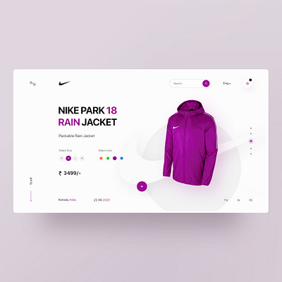 Nike raincoat UI design concept behance clean design creative design designer designs instagram logo designs minimal design minimalism nike nike air premium design ui designer ui designs uiux ux designer ux research ux ui web design web designer