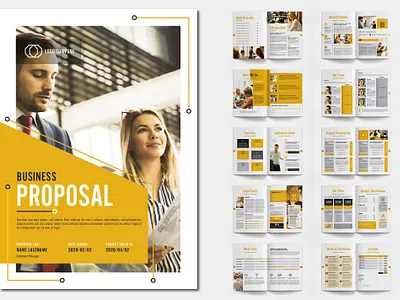 Business Proposal Template branding brochure business catalogue clean download elegant free magazine modern portfolio proposal proposal template template