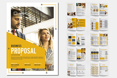 Business Proposal Template branding brochure business catalogue clean download elegant free magazine modern portfolio proposal proposal template template