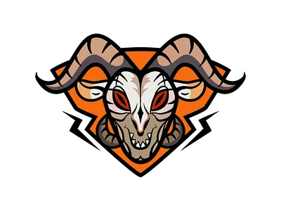 sheep design illustration logo 插图 设计