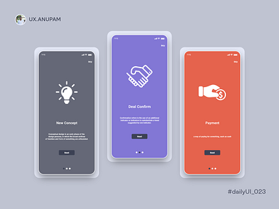 Onboarding Design 100 day project 100daychallenge challenge accepted clean design cleandesign concept design dailyui023 dailyuichallenge dailyuiuxpost interactive design mobile app design newconcept newdesign newideas newproducts simpledesign simplesolutions uidesign uiinspirations userfriendly