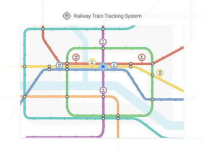 Location Tracker daily ui dailyui design location location tracker train tracking system ui ui challenge