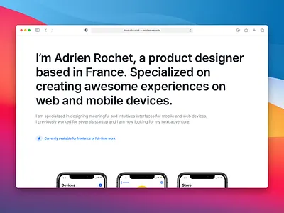 Portfolio 2020 design portfolio web