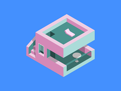 Isometric House design house illustration isometric ui ui design vector web web design website