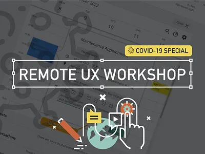 Learnings from a UX remote workshop – COVID-19 SPECIAL calendar app covid 19 customer journey map ideation real estate agency remotework uxdesign workshop