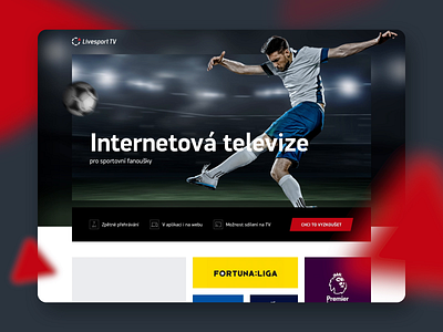 Livesport TV microsite basketball football landing page livesport microsite soccer sport television tennis tv