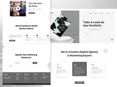 Minimal portfolio Home page colorminimal colorminimal design idea minimal art minimal design mockups portfolio ui ux