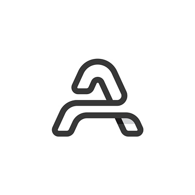 A monogram mark brandidentity branding design graphicdesign logo logodesign logos logotype mark minimal minimalist logo monogram monoline type typeface typo typography vector