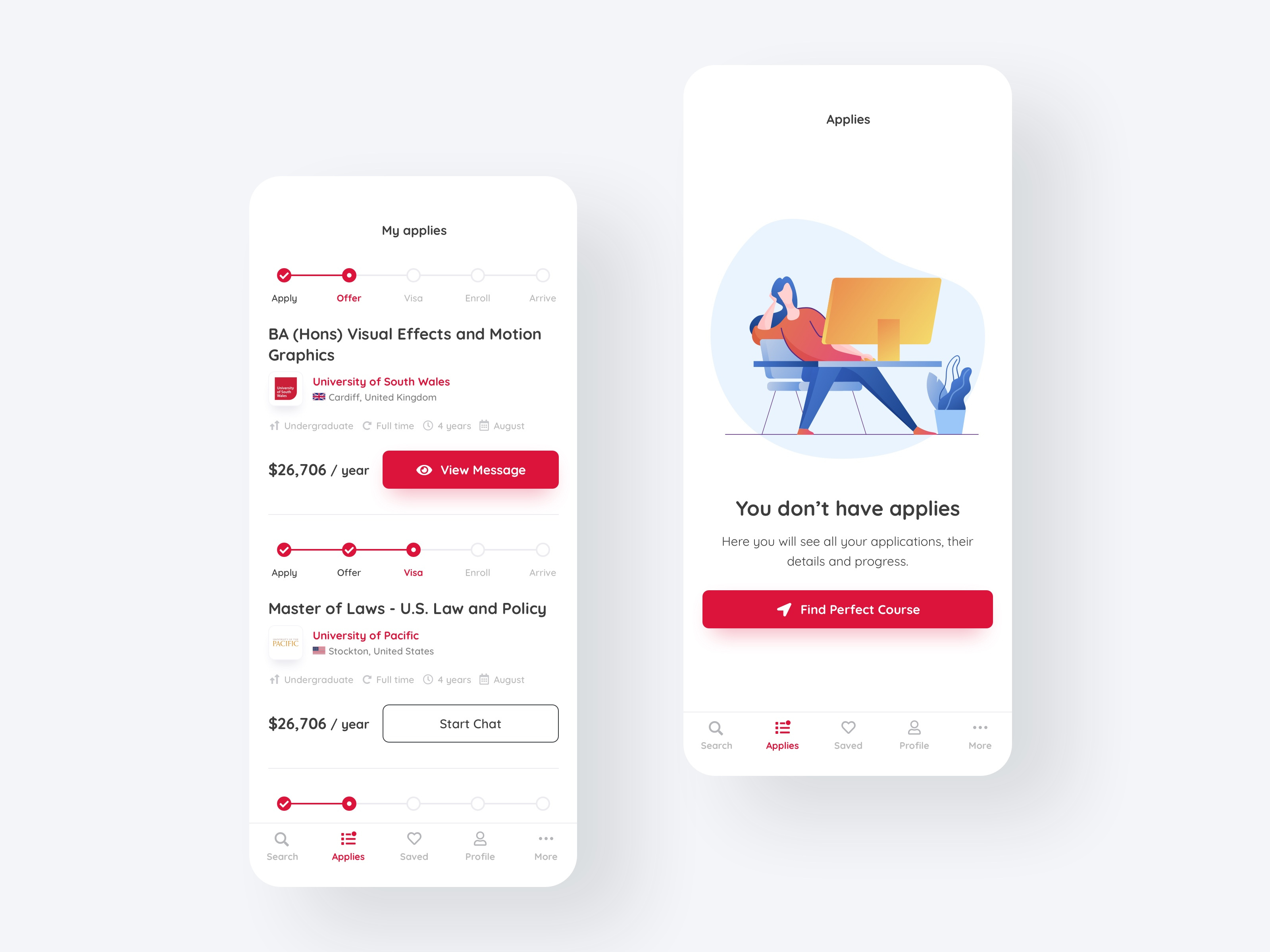 Example of Education platform for students🔥