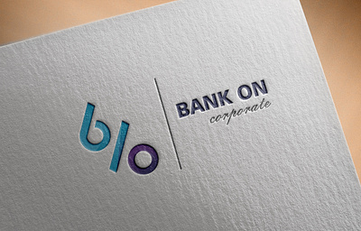 LOGO BANK ON banking brand design illustration logodesign