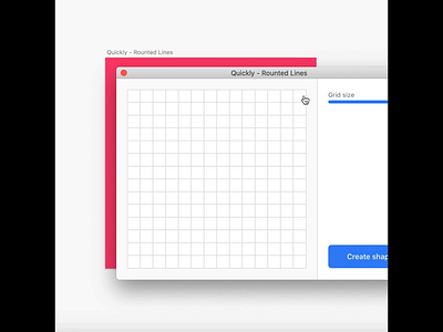 Quickly - Rounted Lines app design plugin sketch tool vector web design webdesign