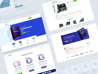 3CX. Voip licence store design e commerce interface shop ui user interface design ux web design