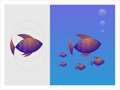 fishy 3200 android app branding creative design icon illustration illustrator logo uiux ux