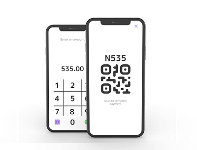 QR code payment minmalist app branding design flat illustration minimal typography ui design ui ux design ux