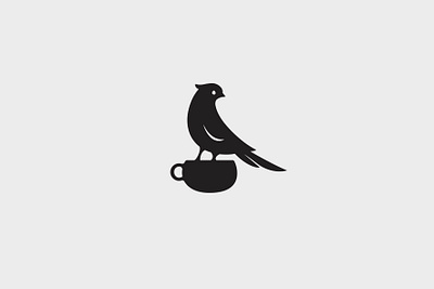 Logo Design bird brand identity branding coffee cup design drawing graphic design hand draw icon illustration logo logotype sketch symbol vector