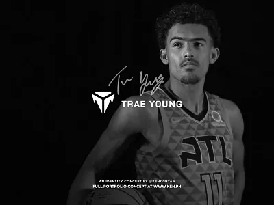 ICE TRAE YOUNG atlanta atlanta hawks ice tray icon logo logo design nba trae young
