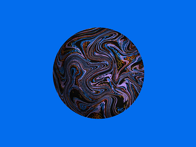 Marbling Study #1 brush design digital illustration textura