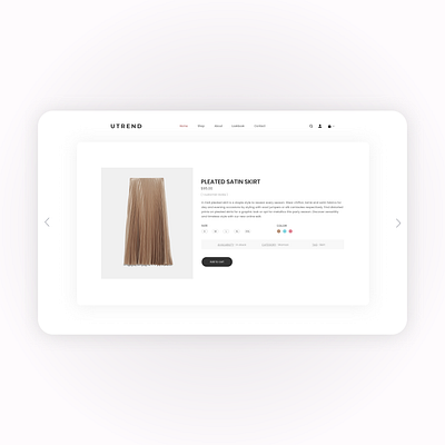 Fashion E-commerce Card UI art concept design dribbble ecommerce fashion fashion design figma interface product products site skirt ui uiuxdesign ux website