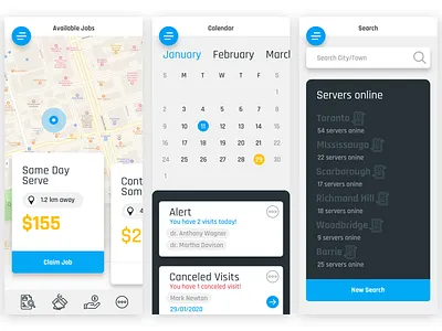 Abandoned App. app clean design flat google material design ios minimal modern typography ui ux