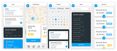 Abandoned App. app clean design flat google material design ios minimal modern typography ui ux