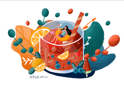 夏天 illustration vector